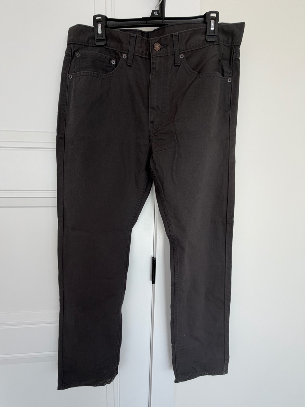 Levi’s Men’s 505 Grey Jeans W34 L32 Regular Fit